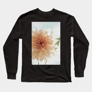 Oh, Hello x Modern botanical dahlia flower photograph Long Sleeve T-Shirt